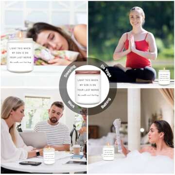 Homslover Daughter in Law Funny Lavender Candle Gifts