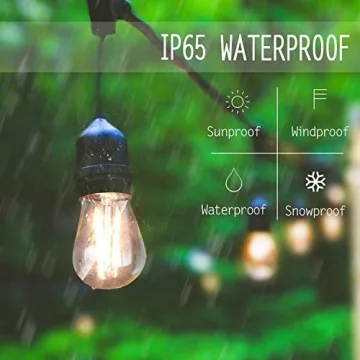 Svater 96 FT Outdoor String Lights for All Occasions