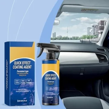 Quick Effect Car Coating Spray | Easy Waterless Wash & Shine