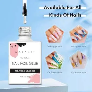 Makartt Nail Foil Glue for Stunning Nail Art