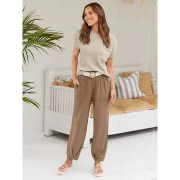 LILLUSORY Two 2 Piece Sets Womens 2025 Spring Summer Matching Lounge Sweatsuits Sweat Suits Trendy Travel Vacation Resort Wear Outfits Cozy Knit Loungewear Clothes Clothing Light Khaki S