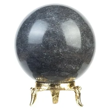 ZAICUS 45 mm Iolite Crystal Sphere Ball for Healing and Spirituality