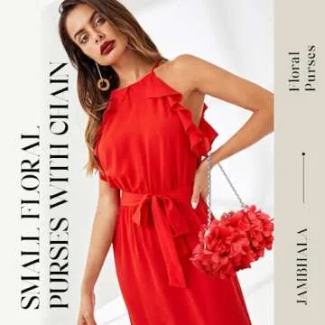 JAMBHALA Elegant Evening Purse for Parties and Weddings