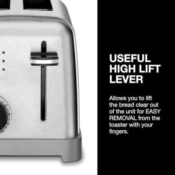 Cuisinart Chrome Toaster with 6 Browning Settings