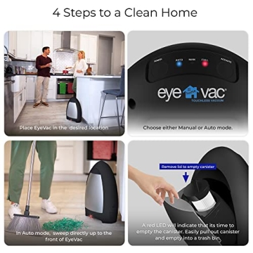 EyeVac Touchless Vacuum for Effortless Home Cleaning
