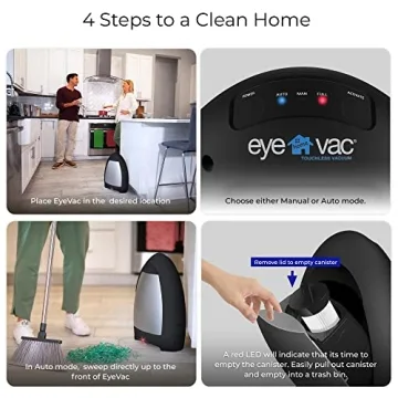 EyeVac Touchless Vacuum for Effortless Home Cleaning