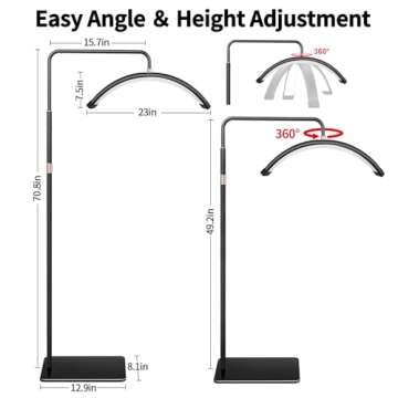 Lash Light for Eyelash Tech - Adjustable Color & Brightness