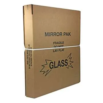 Uboxes 3 Picture & Mirror Moving Boxes for Large Pictures up to 40x60" (Includes 12 pieces, to fit 3 sets of Mirror)