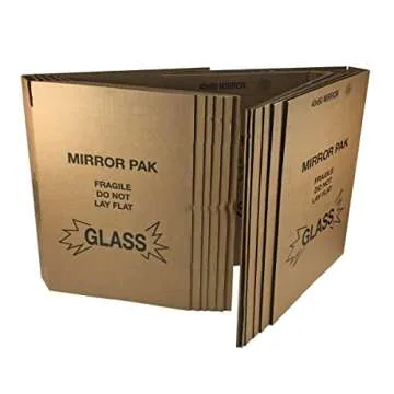 Uboxes 3 Picture & Mirror Moving Boxes for Large Pictures up to 40x60" (Includes 12 pieces, to fit 3 sets of Mirror)