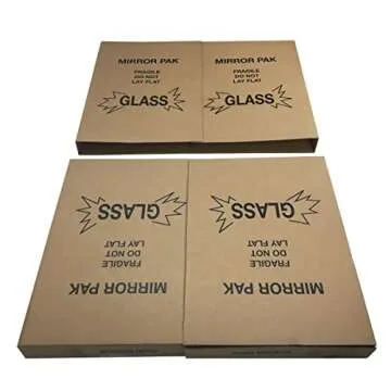 Uboxes 3 Picture & Mirror Moving Boxes for Large Pictures up to 40x60" (Includes 12 pieces, to fit 3 sets of Mirror)