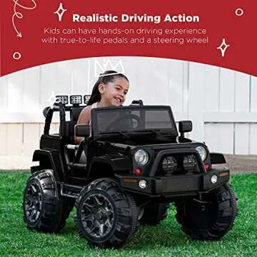 Best Choice Products Kids 12V Ride On Truck, Battery Powered Toy Car w/Spring Suspension, Remote Con...