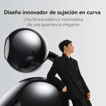 HUAWEI FreeClip Black Wireless Earbuds - Open Ear Bluetooth Earphones with Long Lasting Battery & AI Crystal Clear Sound - Lightweight in-Ear Headphones with IP54 Resistance to Dust Water