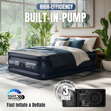 Comfortable KNZZO Queen Air Mattress with Pump