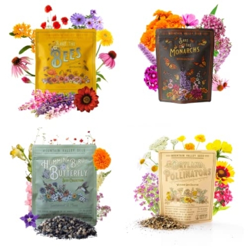 Wildflower Seeds Collection - 500,000+ Bulk Seeds for Pollinators
