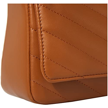 The Drop Women's Koko Chain Strap Flap Bag, Cognac, One Size