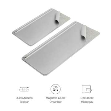 Orbitkey Premium Leather Desk Mat for Work and Gaming