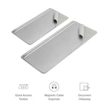 Orbitkey Premium Leather Desk Mat for Work and Gaming