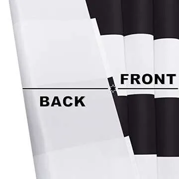 Stylish VERTKREA Stripe Window Curtains for Every Room