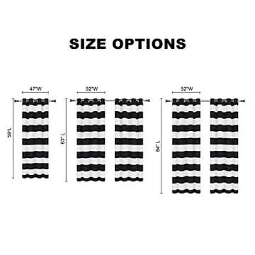 Stylish VERTKREA Stripe Window Curtains for Every Room