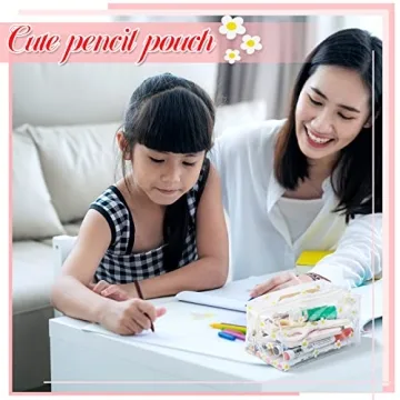 Henoyso Cute Clear Makeup Bags for Travel and Organization