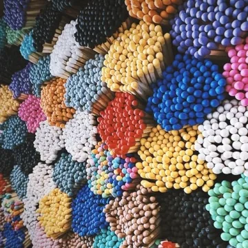 Unique Thankful Greetings 4" Lilac Matches (100 Count)