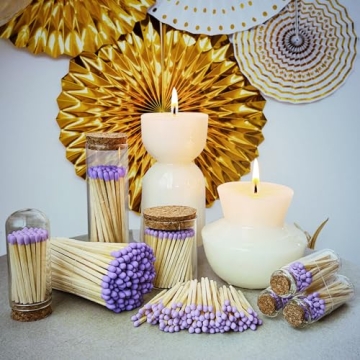 Unique Thankful Greetings 4" Lilac Matches (100 Count)