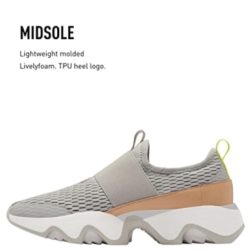 Sorel Women's Kinetic Impact II Strap Sneakers Dove & Sea Salt