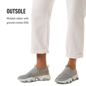 Sorel Women's Kinetic Impact II Strap Sneakers Dove & Sea Salt