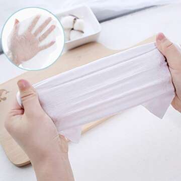 Mini Disposable Compressed Towel Portable Hand Wipe for Outdoor Camping Travel (100pcs) by Davidsons...