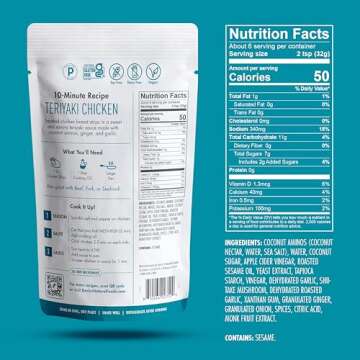 Kevin's Natural Foods Teriyaki Sauce - Paleo Simmer Sauce - Stir-Fry Sauce, Gluten Free, No Preservatives, Non-GMO - 3 Pack (Teriyaki)