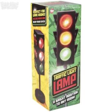 Rhode Island Novelty Eltrali 8 Inch Traffic Light Table Lamp