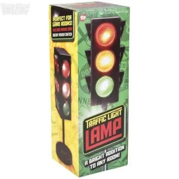 Rhode Island Novelty Eltrali 8 Inch Traffic Light Table Lamp