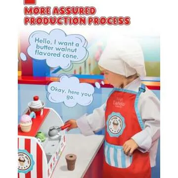 Lehoo Castle Ice Cream Toys for Fun Learning Playset