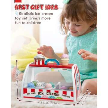 Lehoo Castle Ice Cream Toys for Fun Learning Playset