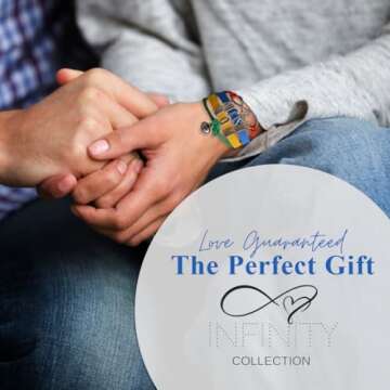 Infinity Collection Autism Mom Bracelet, Autism Awareness Jewelry for Women, Autism Puzzle Piece Bracelet, Mom Jewelry, Gift for Mom, Proud Mama Adjustable Bracelet