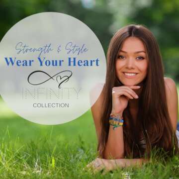 Infinity Collection Autism Mom Bracelet, Autism Awareness Jewelry for Women, Autism Puzzle Piece Bracelet, Mom Jewelry, Gift for Mom, Proud Mama Adjustable Bracelet