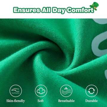 Kids St Patricks Day Shirt Lucky St Patrick's Day Outfits Size 7 Boys Charm Irish Clover Clothes with Stickers, The Leprechauns Made Me Do It