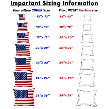 Soft 18x18-Inch Pillow Inserts Set of 4 - Machine Washable