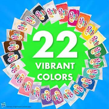 Play-Doh Air Clay Super Creation Studio - 24pcs Vibrant Colors Air Dry Clay for Kids - Modeling Clay for Kids with Accessories and Tools