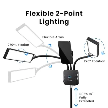 Lume Cube Flex Light Pro - Dual LED Lamp with Tripod