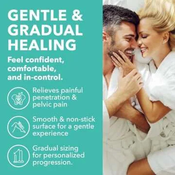 Intimate Rose Silicone Dilators - Comfort & Quality  Sizes 1-4