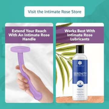Intimate Rose Small 4-Pack Silicone Dilators for Women & Men, Sizes 1-4