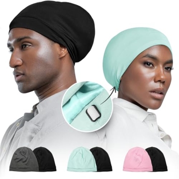 CAPLORD Silk Bonnet - Luxurious Adjustable Sleep Cap for Hair Protection