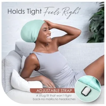 CAPLORD Silk Bonnet for Hair Protection and Style