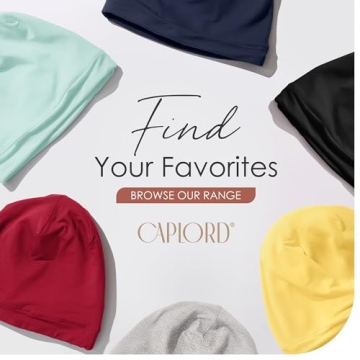 CAPLORD Silk Bonnet for Hair Protection and Style
