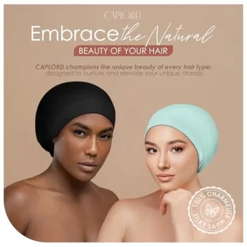 CAPLORD Silk Bonnet for Hair Protection and Style