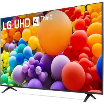 LG 65UT7570PUB 65-Inch UT75 Series LED Smart TV 4K (2024) Bundle with Deco Gear 2X 4K HDMI 2.0 Cable w/Copper Conductors & CPS Exclusive 26 Month Protection Pack (BEACH-CPS-261000)
