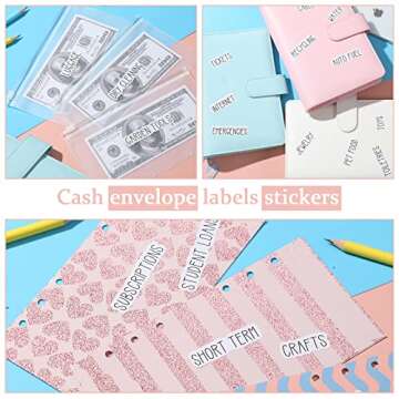 128 Premium Budget Planner Stickers for Organizing Finances
