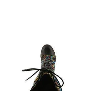 L’Artiste by Spring Step Women's Rarity Fashion Boot, Black Multi, 5