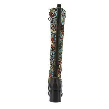 L’Artiste by Spring Step Women's Rarity Fashion Boot, Black Multi, 5